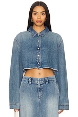 Manhattan Crop Shirt