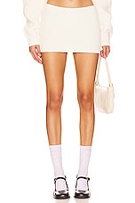 X DANIELLE GUIZIO Rib Knit Mini Skirt
