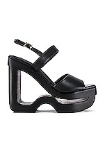 Cult Gaia Aya Platform Sandal in Black | REVOLVE