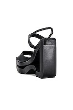 Cult Gaia Aya Platform Sandal in Black | REVOLVE