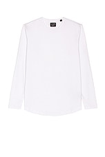 Product image of Cuts Long Sleeve Crew Curve-Hem T-Shirt. Click to view full details