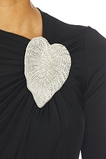Crystal Leaf Long Sleeve Bodysuit - thumbnail 9