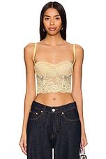 Lace Bustier Top