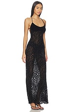 Burnout Velvet Maxi Dress - thumbnail 5