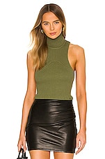 Product image of DANIELLE GUIZIO Semie Rib knit top. Click to view full details