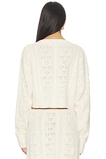 Noah Cable Crop Cardigan - thumbnail 6