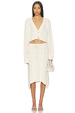 Noah Cable Crop Cardigan - thumbnail 7