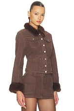 Ares Faux Fur Jacket - thumbnail 5