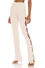 Product image of DANIELLE GUIZIO Rib Knit Tie Pant. Click to view full details