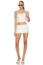Low Rise Embroidered Skirt - thumbnail 8
