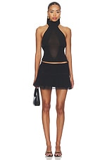 Eda Mini Skirt With Lace - thumbnail 8