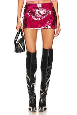 Low Rise Paillette Skirt