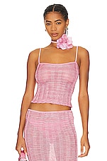 Product image of GUIZIO Slinky Rib Knit Tank. Click to view full details