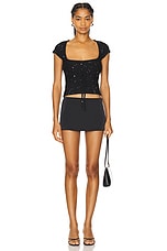 Miki Sequin Knit Top
