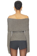 Wide Turtleneck Knit Top - thumbnail 6