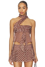 Chiffon Wrap Top - thumbnail 3
