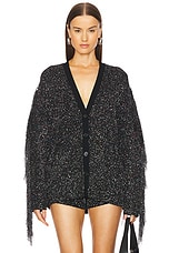 Sequin Fringe Cardigan