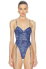Bridget Denim Bodysuit - thumbnail 5