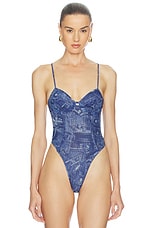 Bridget Denim Bodysuit - thumbnail 6