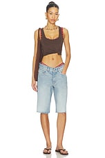 Abby Low Rise Relaxed Denim Short - thumbnail 8