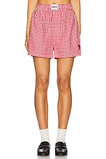 Gingham Short