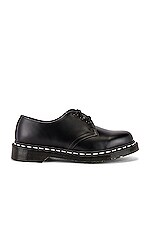 Product image of Dr. Martens 1461 White Stitch Shoe. Click to view full details