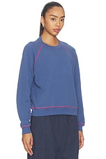 The Eco-terry Contrast Stitch Sweatshirt - thumbnail 5