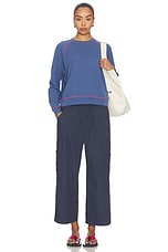 The Eco-terry Contrast Stitch Sweatshirt - thumbnail 7