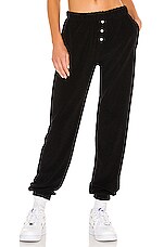 Product image of DONNI. Terry Henley Sweatpant. Click to view full details