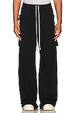 Product image of DRKSHDW by Rick Owens Creatch Cargo Drawstring Pants. Click to view full details