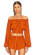 Product image of DUNDAS x REVOLVE Claudia Top. Click to view full details