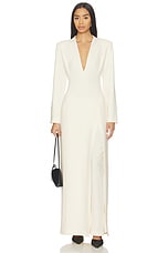 Lovise Polished Crepe Maxi Dress - thumbnail 7