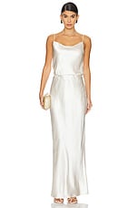 Yarden Silk Maxi Dress - thumbnail 3