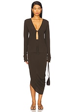 Lian Twist Midi Skirt - thumbnail 8