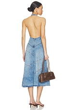 Delphi Pieced Halter Dress - thumbnail 7