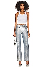 High Rise Straight Jeans - thumbnail 7