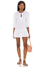 eberjey Sardinia Tessa Mini Dress in White | REVOLVE