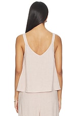 Linen Blend V Neck Cami Top - thumbnail 6
