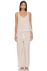 Linen Blend V Neck Cami Top - thumbnail 7