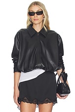 Kael Faux Leather Jacket - thumbnail 4