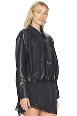 Kael Faux Leather Jacket - thumbnail 6