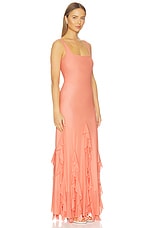 Radiant Peach Long Dress - thumbnail 5
