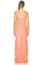 Radiant Peach Long Dress - thumbnail 6