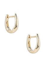 Gold Mini Maeve Huggie Earrings