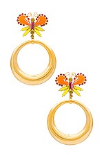 Product image of Elizabeth Cole x REVOLVE Radley Butterfly Earrings. Click to view full details