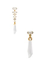 Product image of Elizabeth Cole Oval Gem Drop Earring. Click to view full details