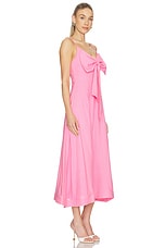 Miri V-neck Bow Midi Dress - thumbnail 5