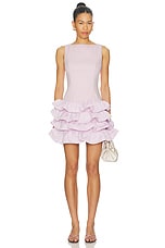 Saphine Ruffle Mini Dress - thumbnail 4
