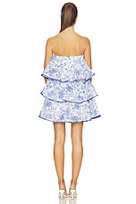Elin Strapless Frilled Mini Dress - thumbnail 7