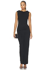 Drape Maxi Dress - thumbnail 4